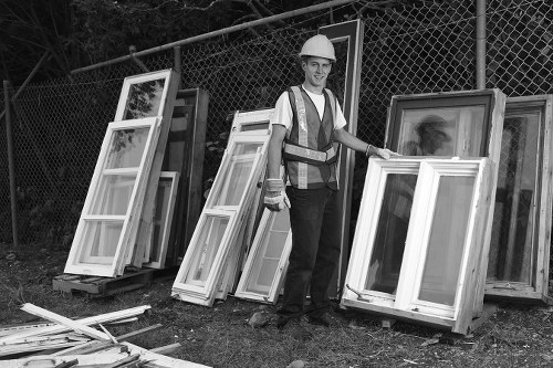 Old furniture ready for disposal in Osterley
